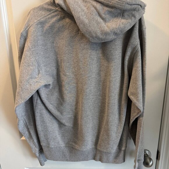Champion Hoodie Mens Medium Gray Long Sleeve Drawstring Pullover Kangaroo Pocket - Picture 8 of 10